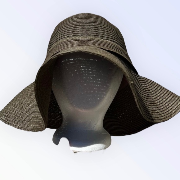 🌻Brown FLOPPY Brown Outdoors Beach Pool Summer Brimmed Hat {One Size} - Picture 6 of 10